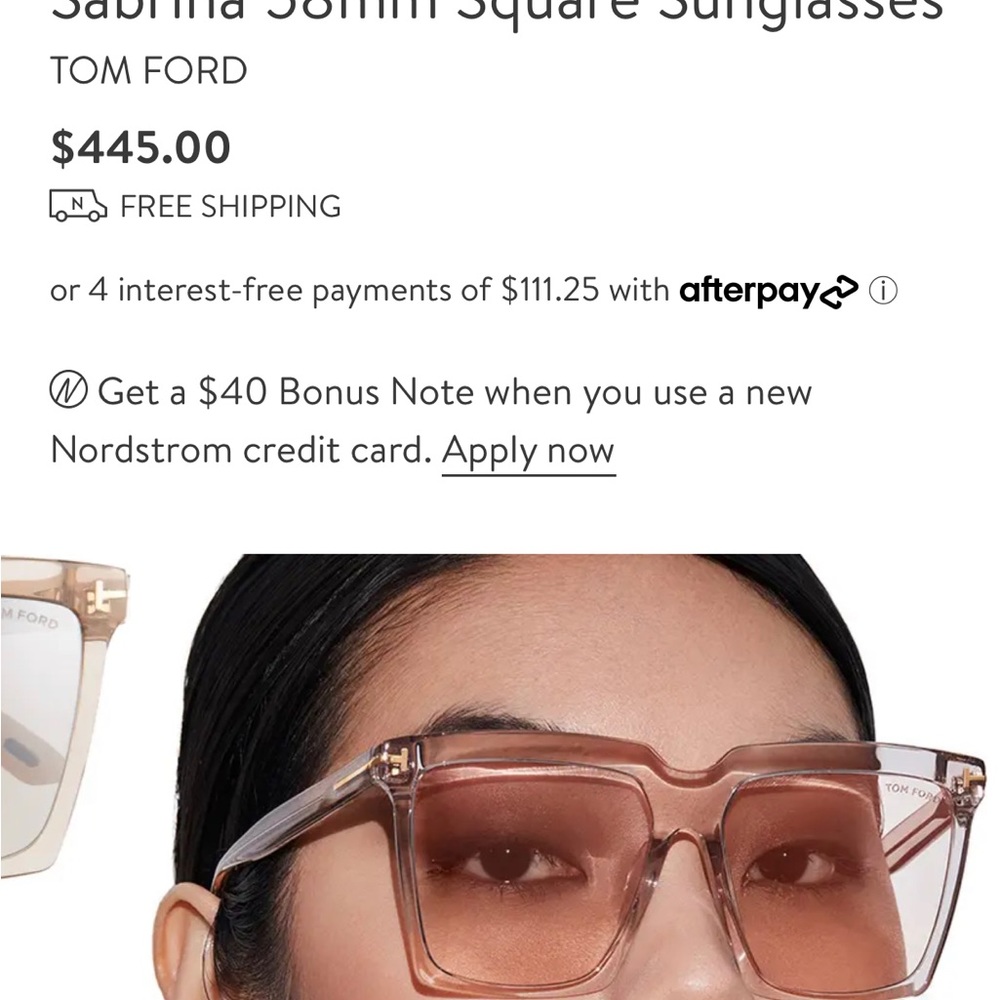 TOM FORD SABRINA SUNGLASSES